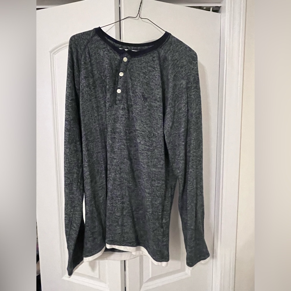 Like New Henley Abercrombie and Finch size large
